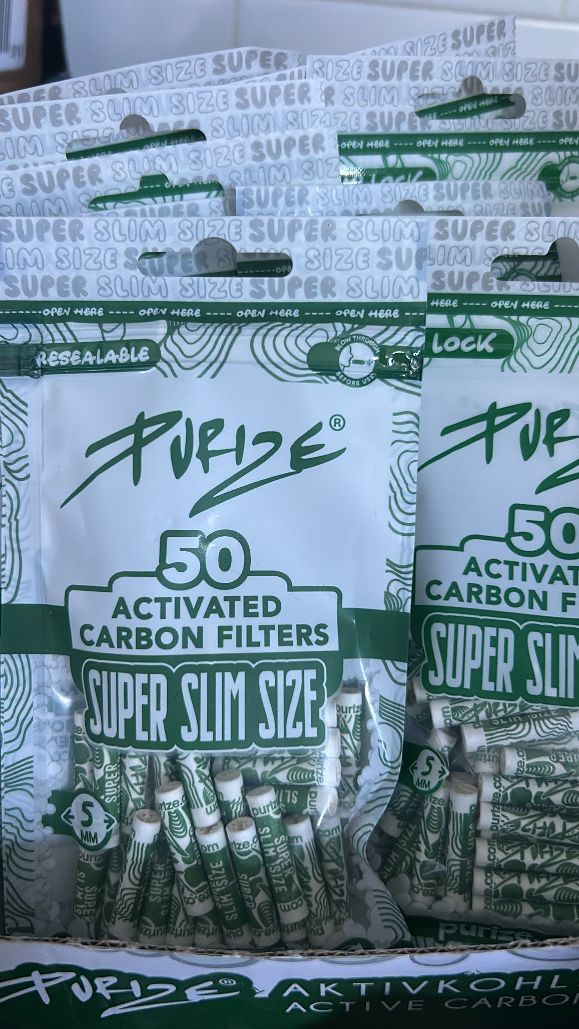 50 5mm Purize filter tips